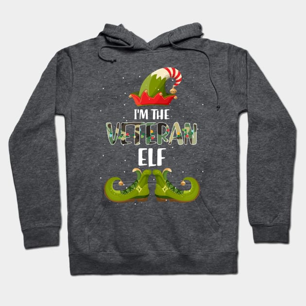 Im The Veteran Elf Christmas Hoodie by intelus